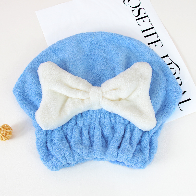 Princesa gorro de secado de cabello súper absorbente bolso de mujer pañuelo de cabeza Pelo Largo gorro de ducha champú de secado rápido Toalla de secado de cabello engrosada Toalla de pelo