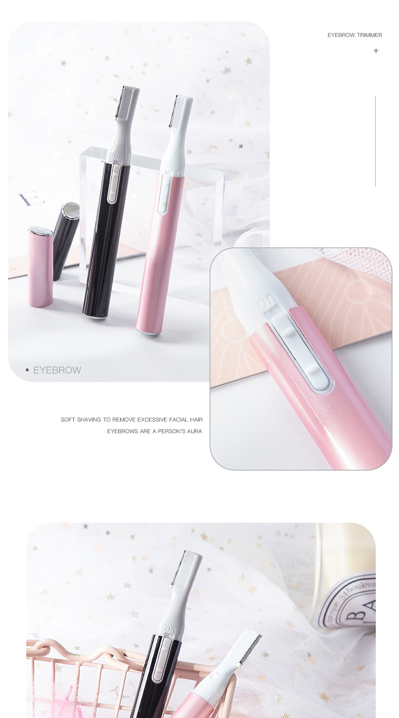 A portable rechargeable automatic beauty trimmer of the same model as Douyin, a multi-functional electric eyebrow trimmer for beginners undefined