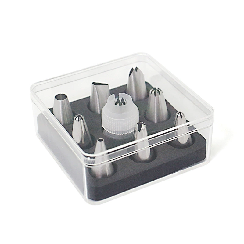 无 Sewing Small Boxed Decorating Tip Cookies and Cream Cake Baking Set