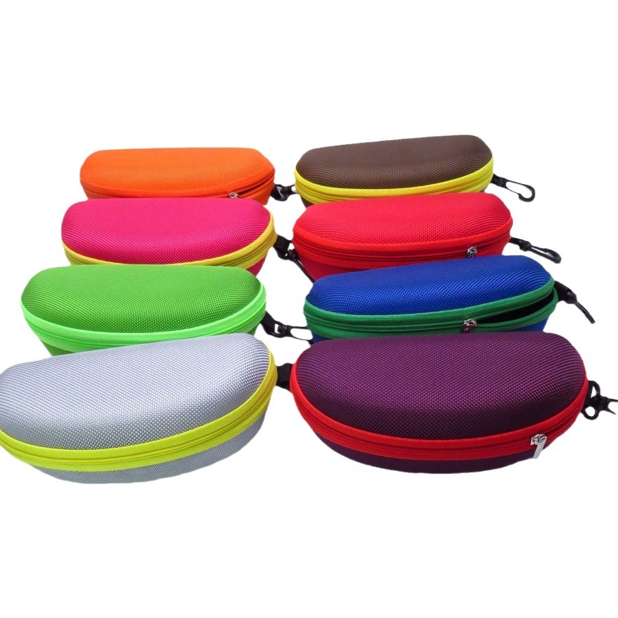 EVA Оксфордская ткань против давления солнцезащитные очки коробка оптовая сумка-молния крючок черный цветной картридж для солнцезащитных очков