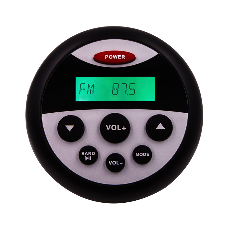 Ip66 Waterproof Mp3 Bluetooth USB Player Suitable for Rvs, Off-Road Vehicles, Boats, Outdoor Installation, and Vehicle Mounting