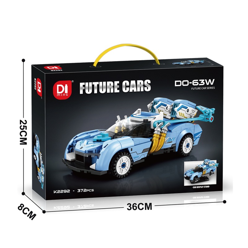 Mindy K2292 building block racing car is compatible with Lego small particle assembly building block toy car model, student gift Mindy K2292 building block racing car is compatible with Lego small particle assembly building block toy car model, student gift