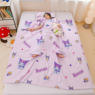 Cartoon Genuine Authorized Class a Cotton Kidsren's Belly Protection Anti-Kick Blanket Toddler Baby Nap All-In-One Air-Conditioned Quilt