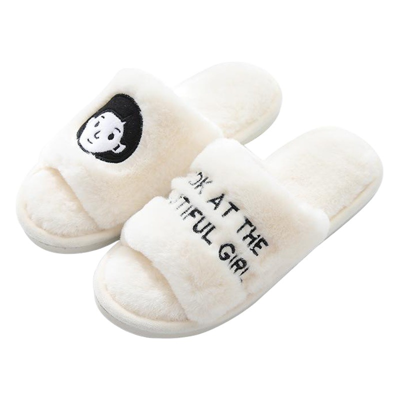 Nuevas pantuflas de algodón de estilo moderno para parejas, para mujer, para uso doméstico en otoño e invierno, antideslizantes, cálidas y acogedoras, de felpa, para hombre, cómodas.