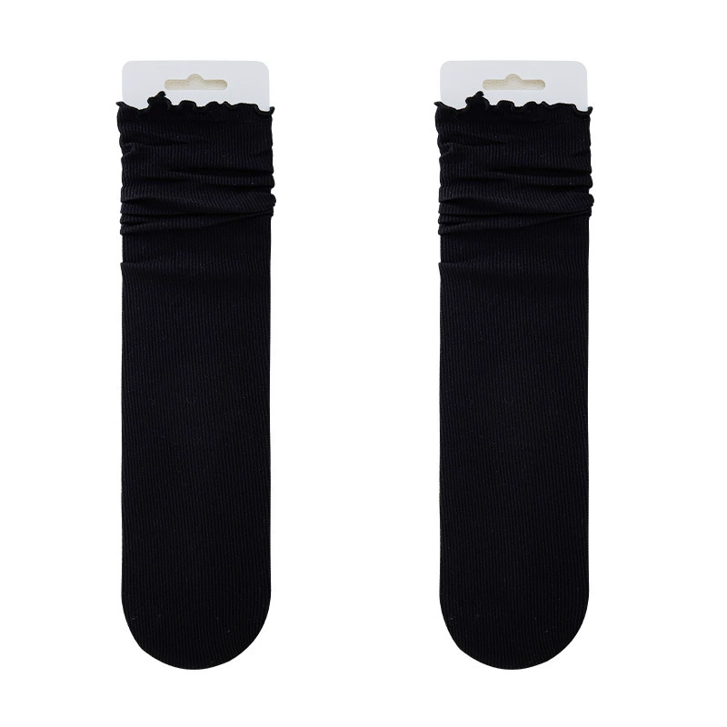 Осенняя тонкая летняя японская цветная knee socks, средняя длина