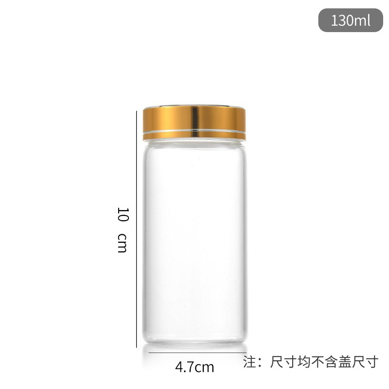 47 botellas de tapón bayonet botellas de muestras médicas botellas de té dulces botellas de frijoles de frijoles de oro botellas de embalaje de goji frasco de arena