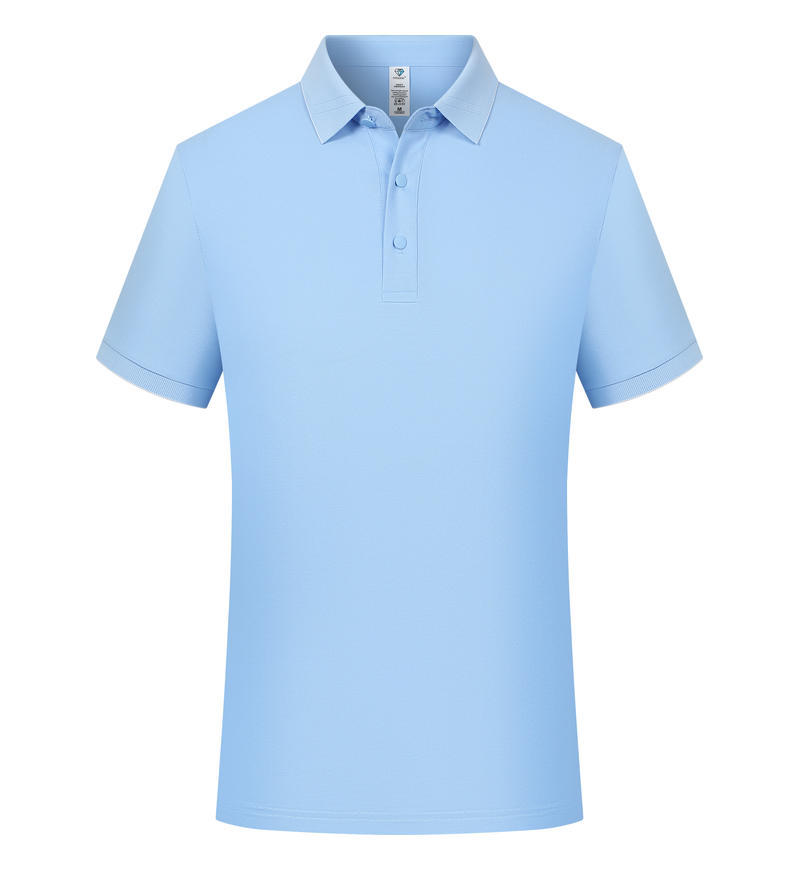 Camiseta de trabajo de tamaño grande impresa logotipo grupo transfronterizo herramientas de cuello pequeño chaqueta de polo de manga corta