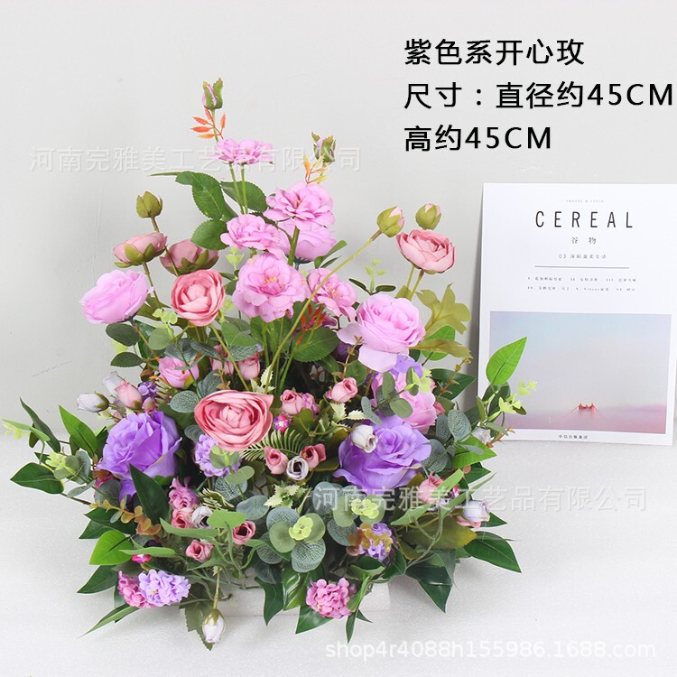 ウェディングシミュレーション花芸路引花楽しい枚路引花t台路引花家庭配置デパートホテル装飾|undefined