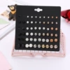 Earrings, set, 30 pair