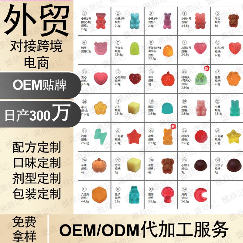 New Products in Stock with Free Shipping Tk Amazon Cross-Border Hot-Selling Capsule Gummy Paste Nourishing Source Factory Wholesale Supports Customization