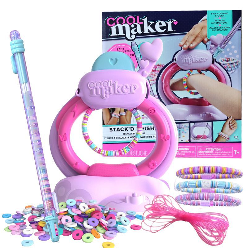 Spot Spinmaster Cool Fan String Baby Bracelet Maker Girls DIY Hecho a mano Coleccion de joyas de cuentas image 5
