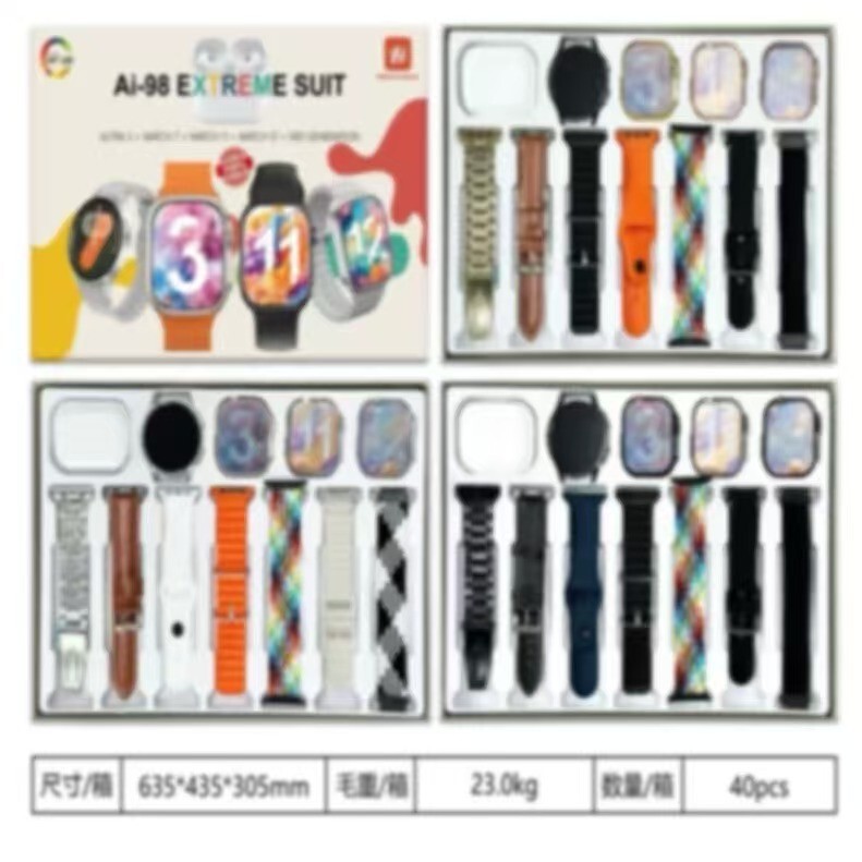 Ai-98 Extreme Suit Smart Watch Call Step Counting Health Sports Reminder Bluetooth 4Watch