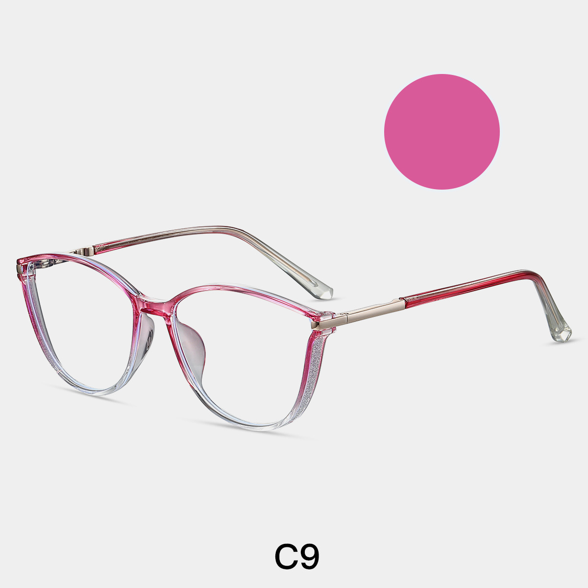 C9 transparent purple frame