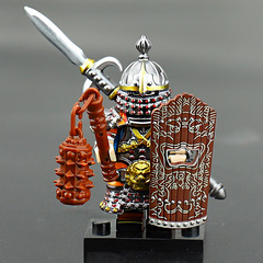 サードパーティ中世元朝ローマ鉄塔 531 重騎兵フィギュア鎧組み立てビルディングブロックおもちゃ