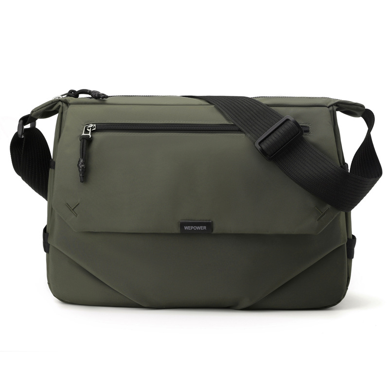 WEPOWER nueva moda bolsa de correo casual, bolso de negocios de hombre, gran capacidad, bolso de hombro de viaje ligero