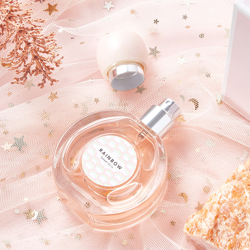 2023 New Hot Sale Women's Perfume Little Fresh Rainbow Girl Lasting Light Fragrance Perfume with Hand Gift Rose Fruit Fragrance_voghion.com