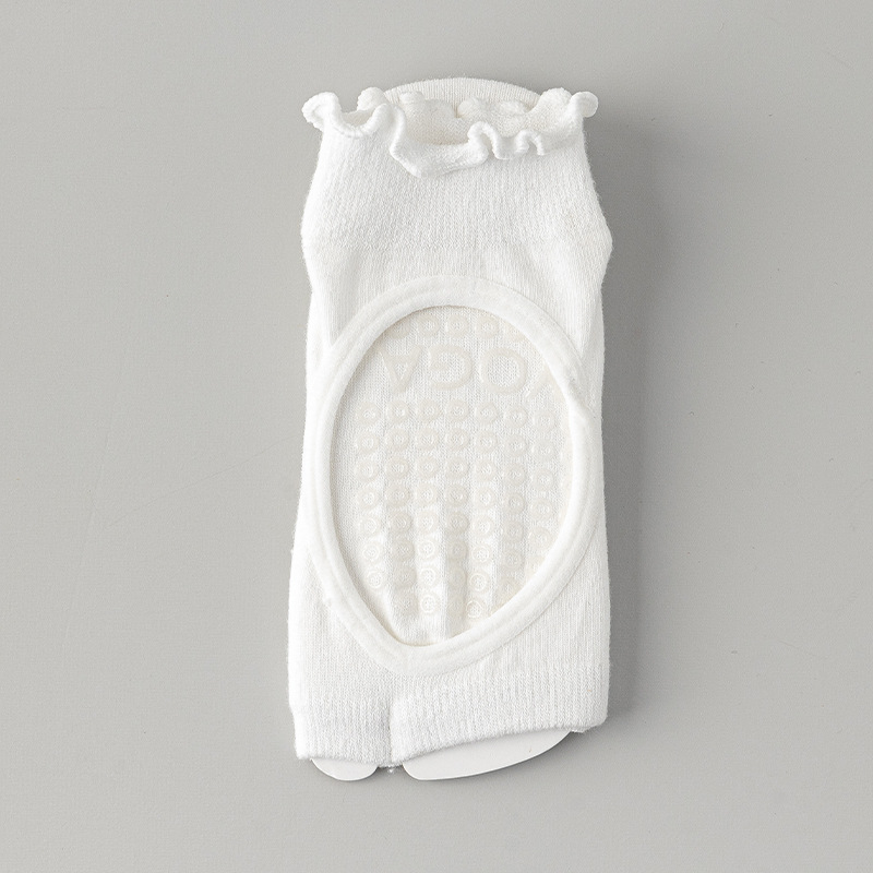 Niños y niñas, calcetines deportivos antideslizantes profesionales, calcetines de verano de Pilates, calcetines de mujer, calcetines de acondicionamiento físico, calcetines de espalda abierta