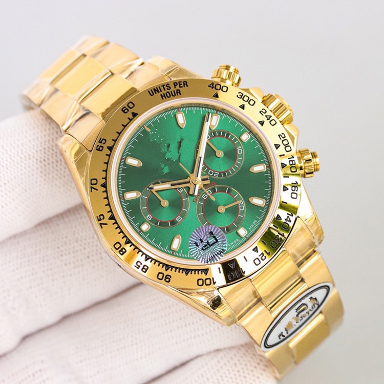 Laojia Three-Eye Six-Pin Daytona Yacht Fully Automatic Mechanical Panda Men's Watch Multi-Function Chronograph Mechanical Watch