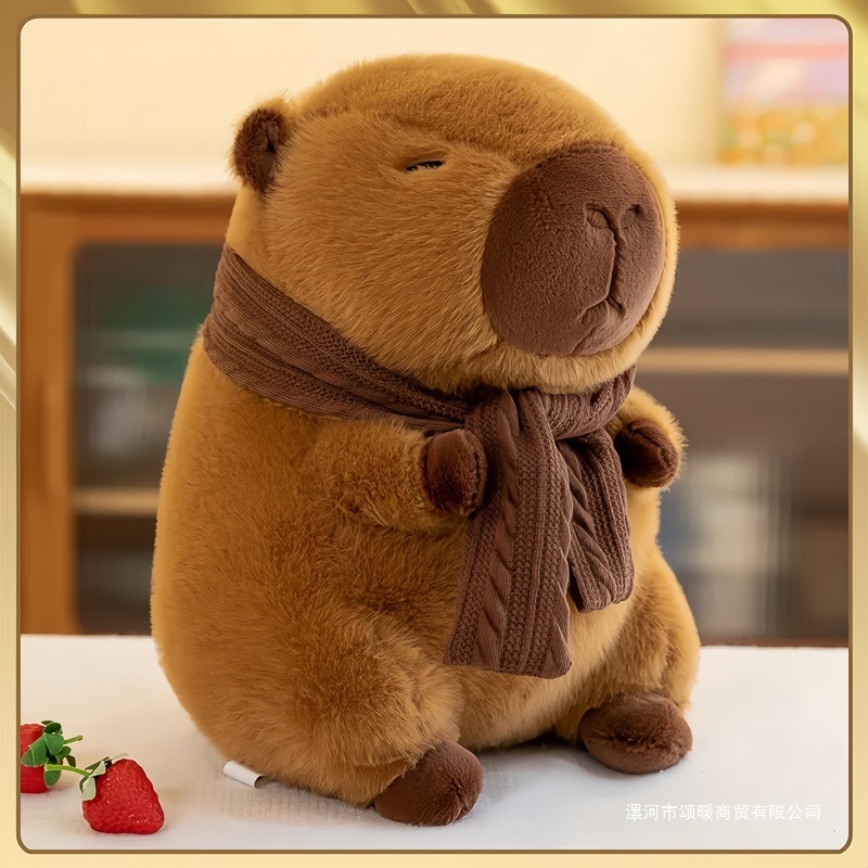 Kapibala Doll Official Flagship Store Authentic Small Ornaments Capybara Doll Pillow Toy Birthday Gift for Girls
