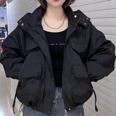 2025新款漂亮初春设计感超好看休闲百搭连帽薄外套冲锋衣女款