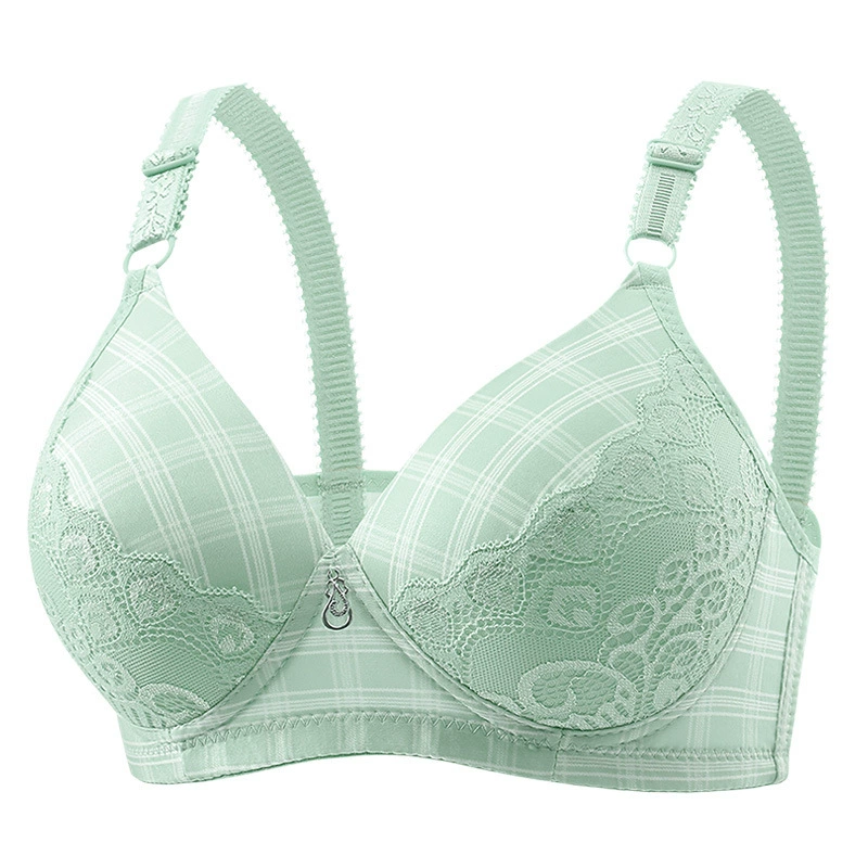  Underwear, supporting comfortable wireless bra, for middle age, plus size