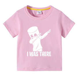 2023跨境童装儿童夏装短袖T恤男女童卡通打底衫宝宝半袖T恤上衣潮