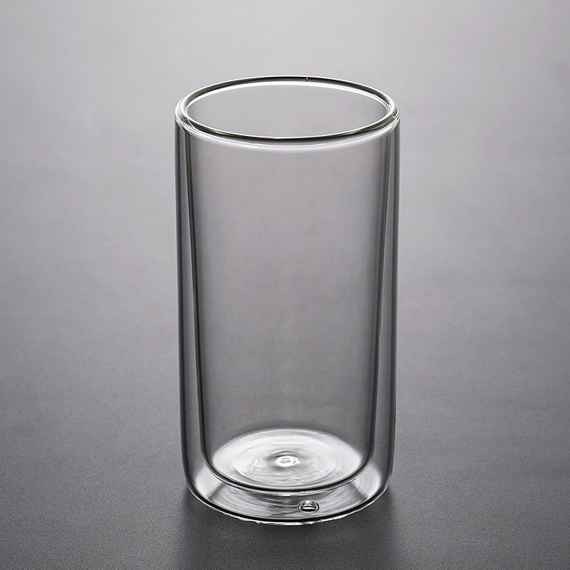 De doble capa de vidrio espesado aislado transparente taza de té Hogar personalizado taza de jugo taza de agua taza de leche fabricante