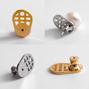Ear Stud Auxiliary Device, Ear Stud Lifter Support, Ear Plug, Ear Stud Lifter, Electroplated 18K Real Gold Ear Plug, Cross-Border