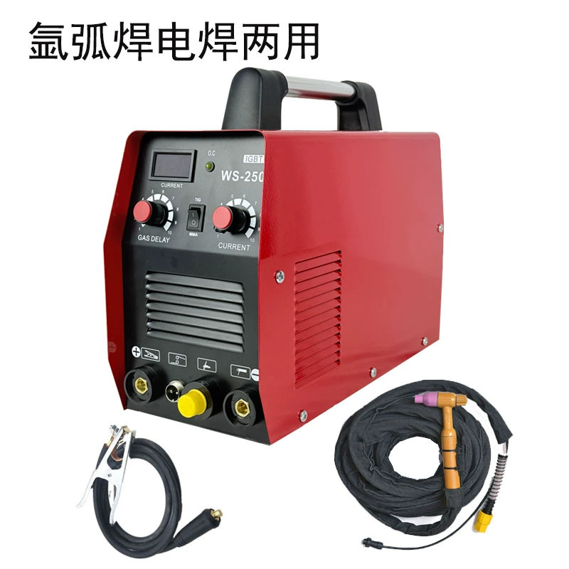 Трансграничный аппарат для аргонодуговой сварки, электросварка двойного назначения WS-250, бытовой небольшой аргоновый сварочный аппарат постоянного тока, сварочный аппарат из нержавеющей стали 220 В