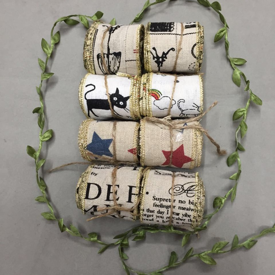 现货热销棉麻布卷 质量保证工艺辅料棉麻印花卷天然棉麻 厂