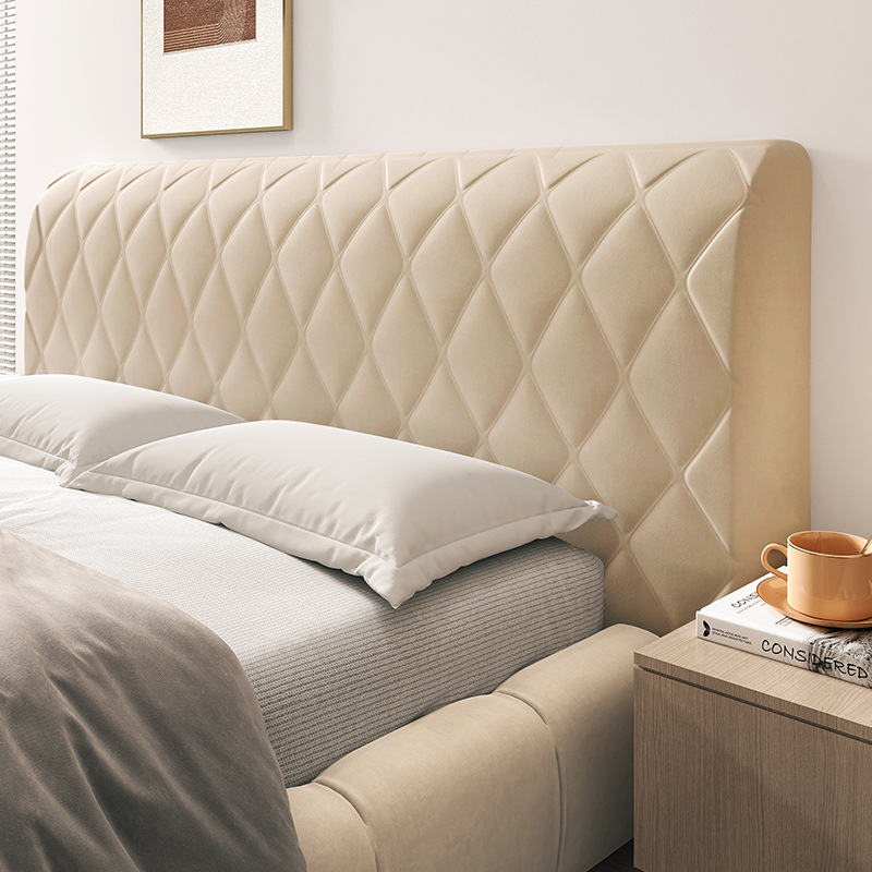 Funda acolchada gruesa de alta gama para cabecero de cama, funda protectora universal antipolvo de cobertura completa y suave para cama de madera, nuevo modelo 2024.