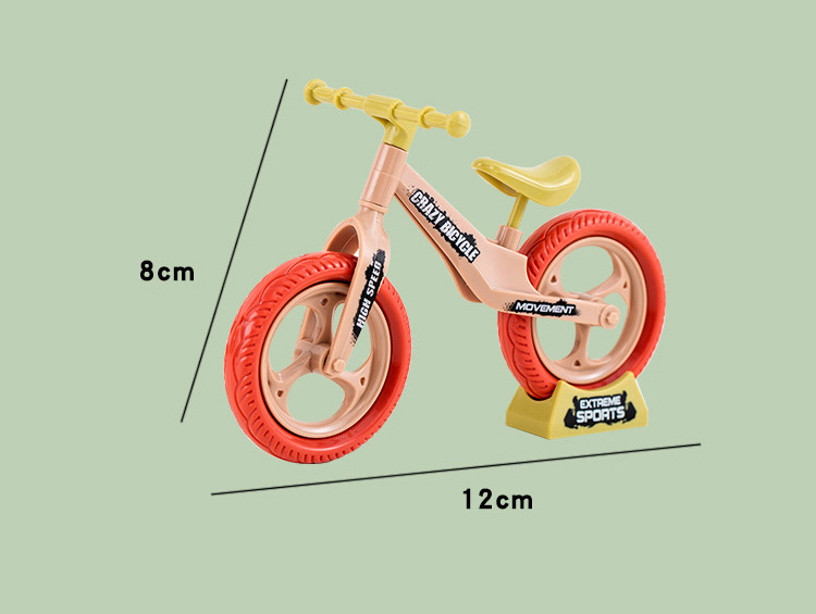 Internet Celebrant Cute Bicycle Car Ornaments Electric Car Interior Console Jewelry Car Decompression Decoration Supplies