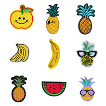 电脑绣花水果系列西瓜苹果包包装饰布贴补丁贴厂家现货