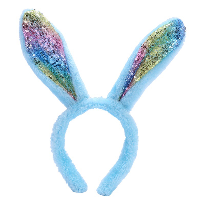 Diadema de orejas de conejo de peluche – para Pascua/fotos infantiles