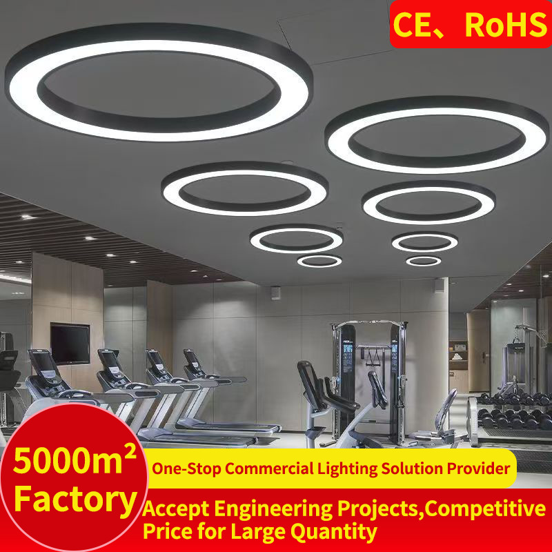 led hollow round pendant light adjustable home ceiling light
