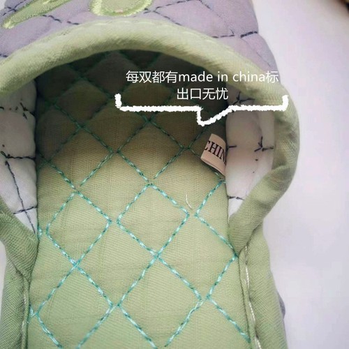 Cross-border pure cotton fabric art couple slippers for men and women, suitable for spring and autumn home indoor, thick three-layer anti-slip silent floor slippers