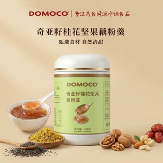 豆磨村奇亚籽桂花坚果藕粉羹红枣银耳营养早餐500g