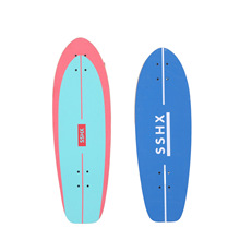 批发青少年初学者S6塑料支架陆地冲浪板刷街四轮闪光滑板