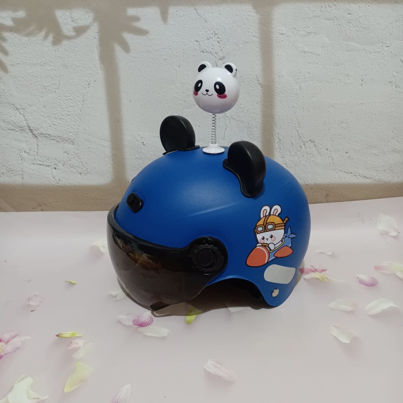 블랙 쇼트 [네이비색 비행기토끼 + 흑곰귀 + 백곰]