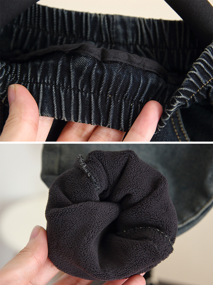 6500 jeans de terciopelo de invierno para niños 2025 nueva moda para bebés más pantalones de terciopelo pantalones de otoño e invierno marea image 5