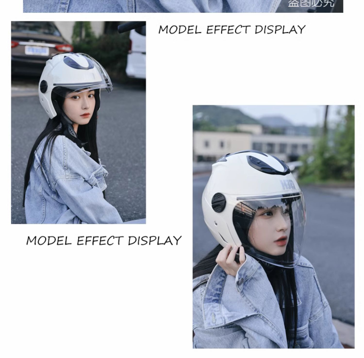 HBA electric car motorcycle 3C certification anti-fog helmet women's winter warm half helmet men's four seasons universal helmet