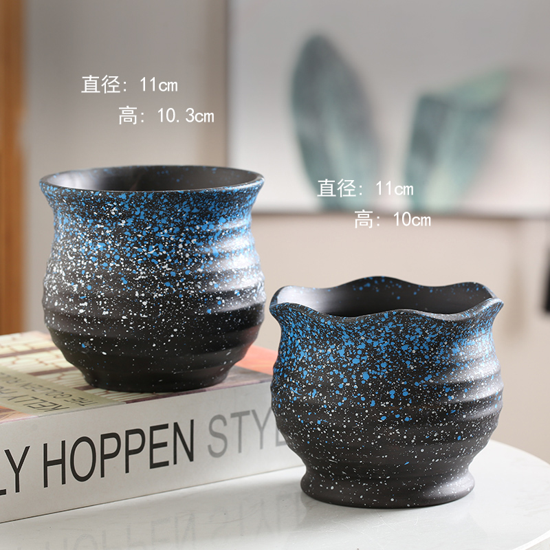 도자기 - 클리어런스 나머지 158세트, 별이 빛나는 하늘 2개 - 조합