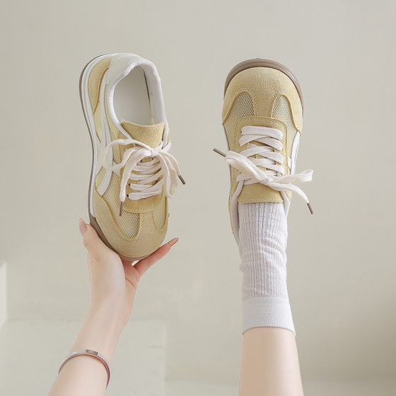 Ins Korean Style New Forrest Gump Shoes Women's 2025 Spring Student Sports Running Casual Shoes Breathable Desun Women's Shoes G05
