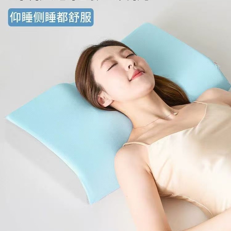 人間工学に基づいた枕、家庭用頚椎サポート、睡眠補助、特別な成人男性用低反発睡眠横向き寝枕コアペア|undefined
