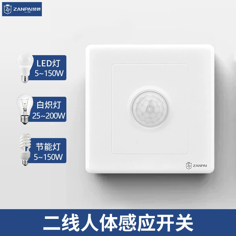 Pray Brand 220 В Интеллектуальный автоматический двухлинейный коридор задержки светодиодный инфракрасный индукционный переключатель человеческого тела с панелью управления освещением