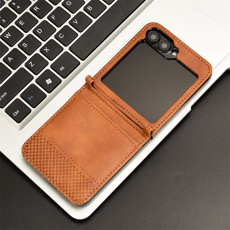 Suitable for SamsunG Galaxy Z flip6 5G Mobile Phone Case Z flip5 Conjoined FoldableinG Outer Card Protective Cover