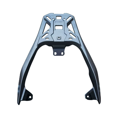 bumper pedal exhaust bumper | Motorcycle bumper - black-integrated-die-casting-aluminum-alloy-rear-tailstock