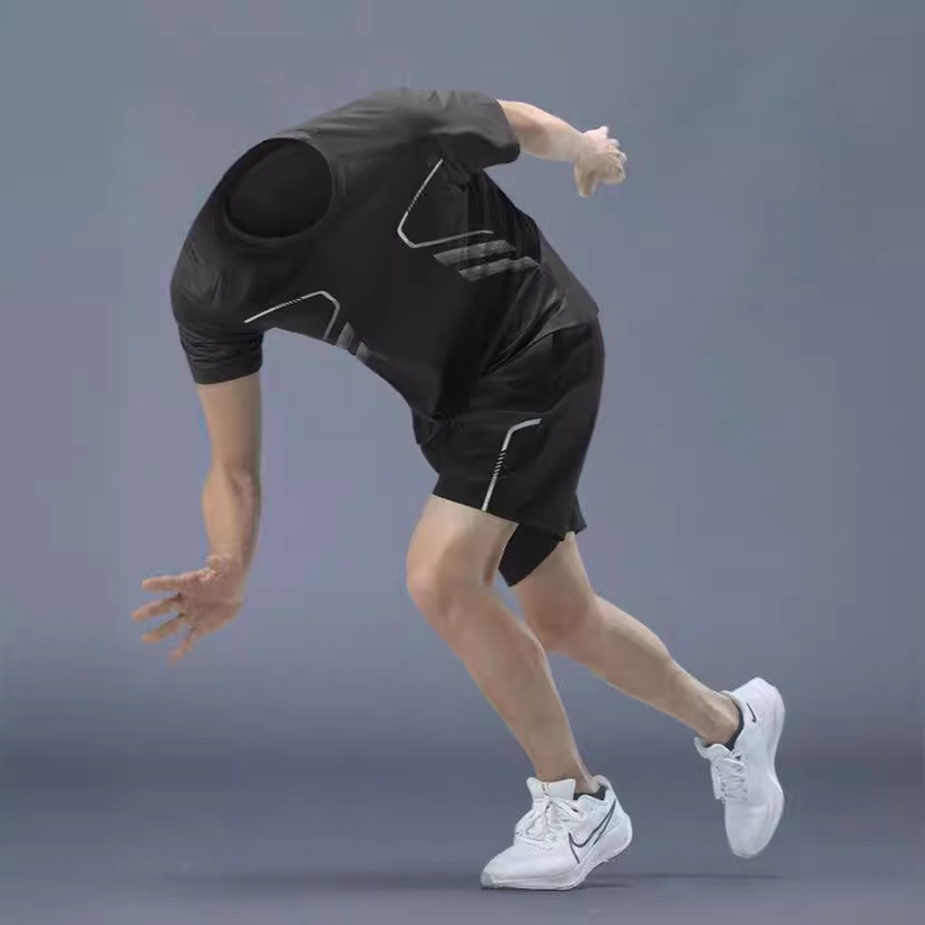 Sportswear suit Women's Running Summer Breathable Quick-drying Clothes Basketball Clothes Short-sleeved Feather Fitness Clothes Loose Shorts