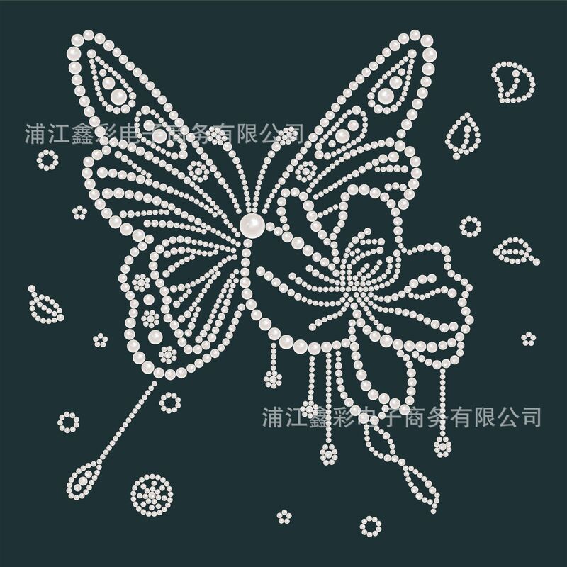 卸売り真珠画diy材料包創意手作り立体花火蝶解凍家庭芸術装飾画|undefined