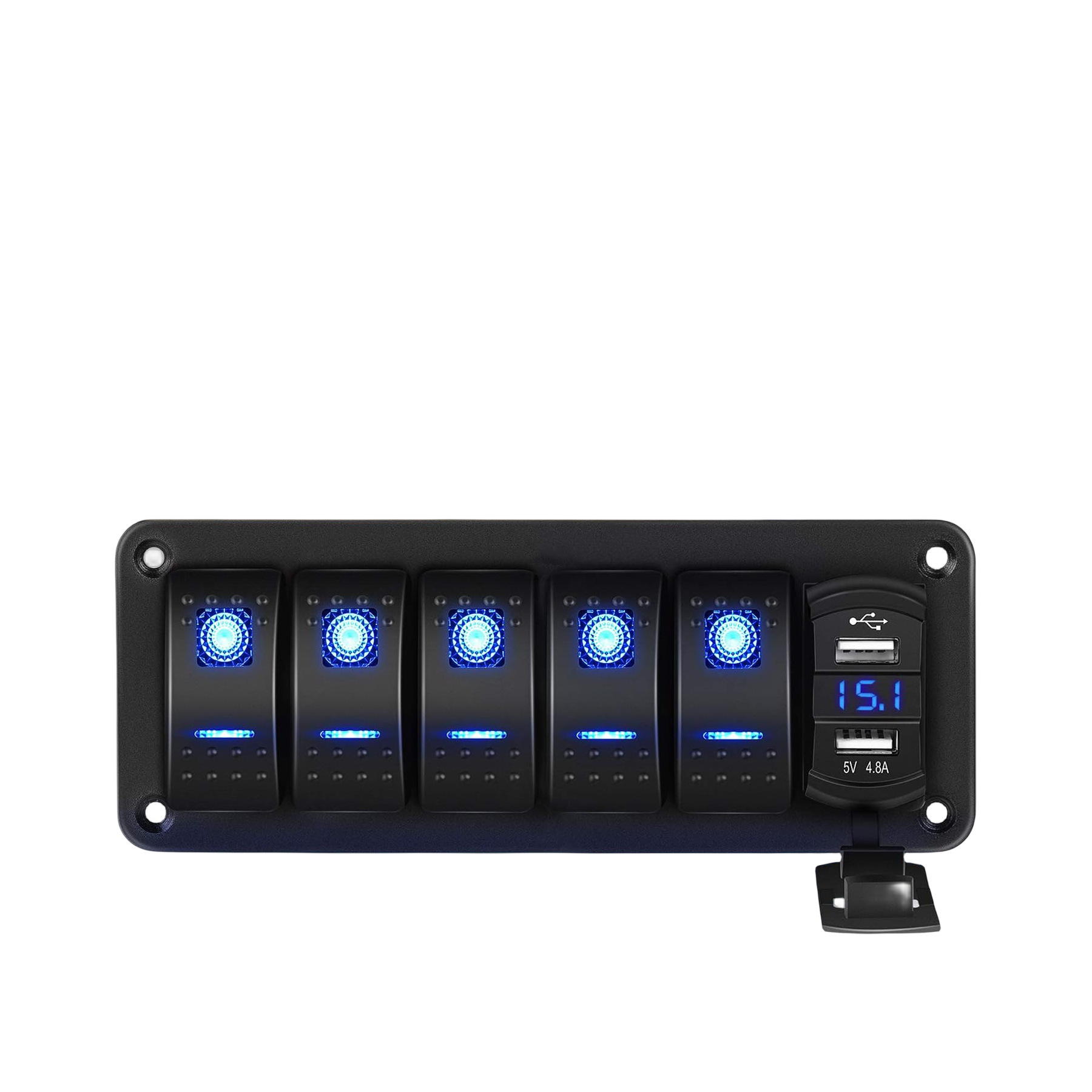 Yacht Panel Waterproof Switch Modification Accessories Rv Electrical Control Panel Marine Yacht Fog Light Switch Combination